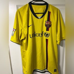 Authentic Vintage 09’ Nike Barcelona Away Jersey